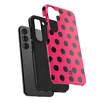 Big Polka Dot | Hot Pink and Black