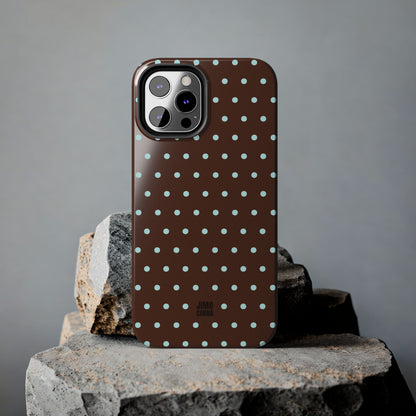 Polka Dot | Brown and Blue