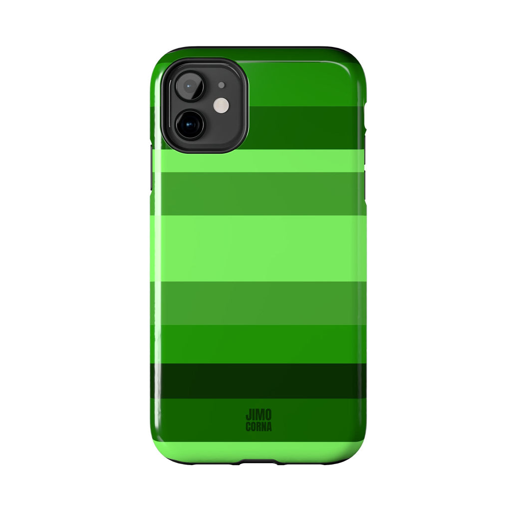 Matcha Stripe iPhone Case