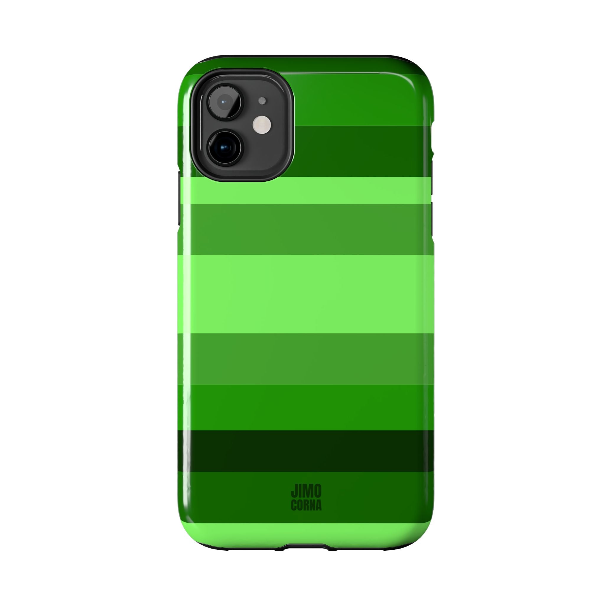 Matcha Stripe iPhone Case