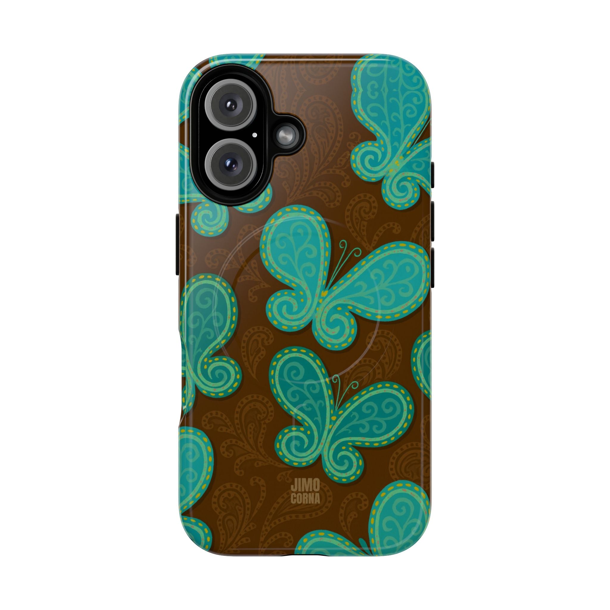 Cocoa Breeze Butterflies MagSafe iPhone Case