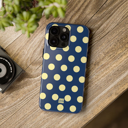 Big Polka Dot | Blue and Cream
