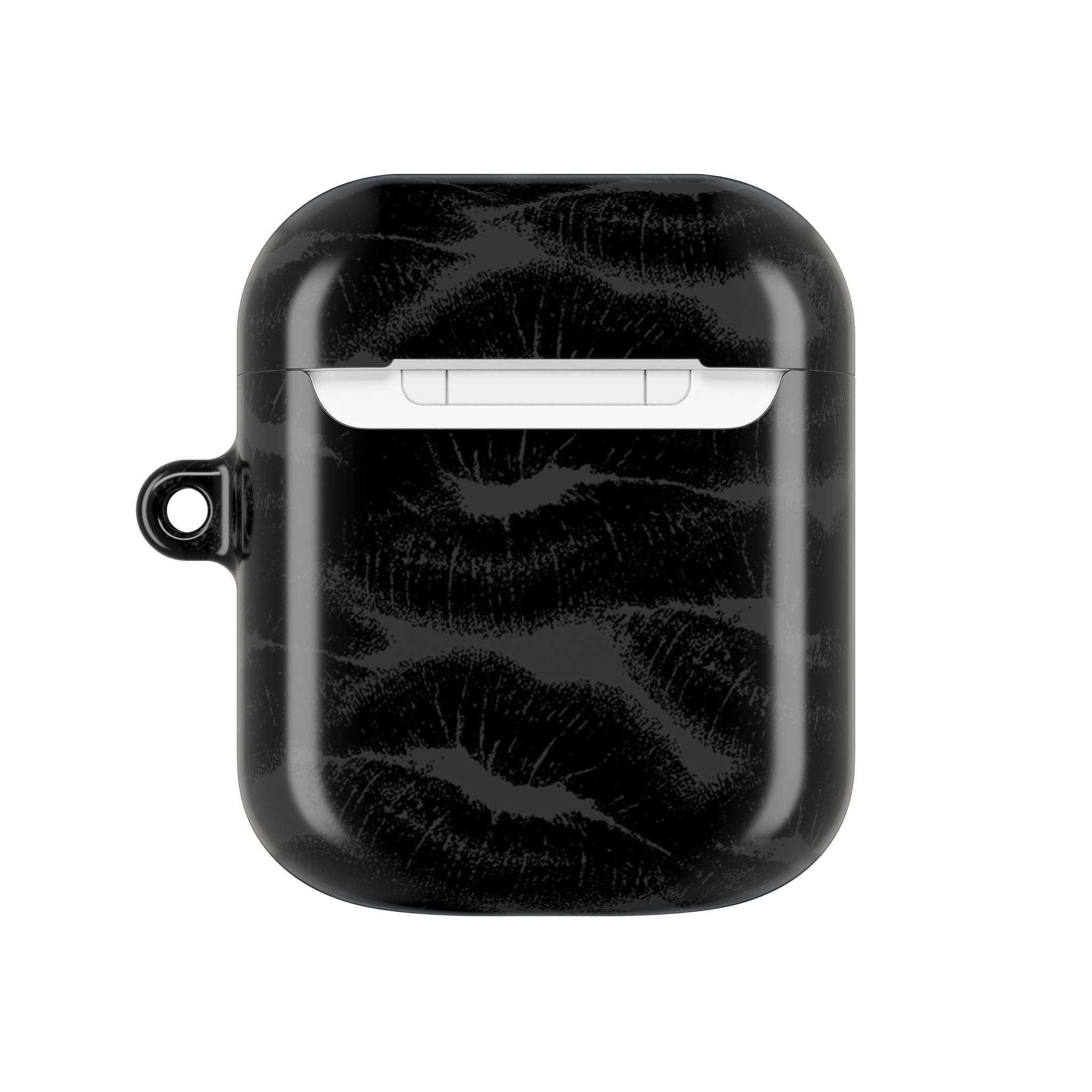 Black Lipstick Kisses AirPods Case