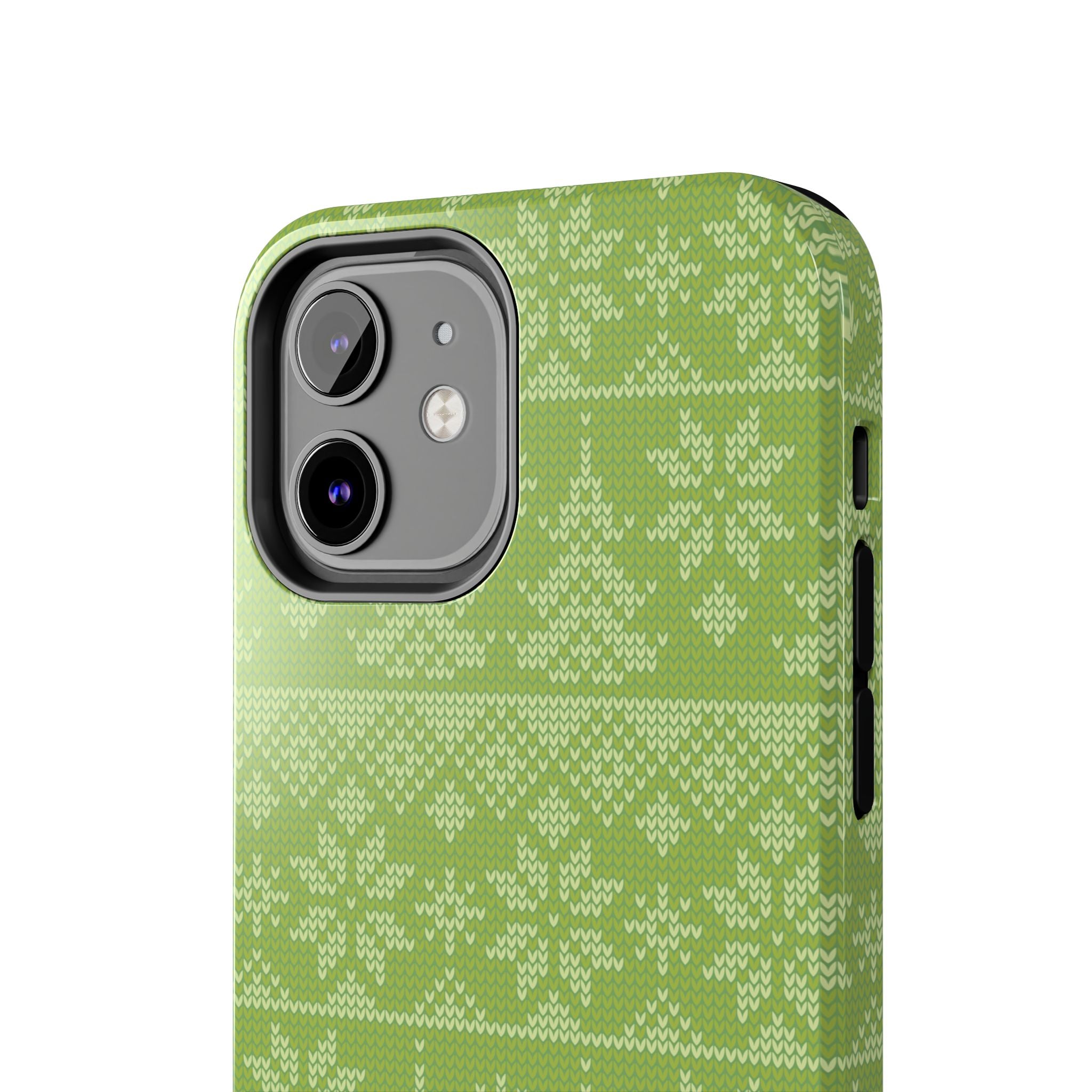 Holiday Knit | Green iPhone Case