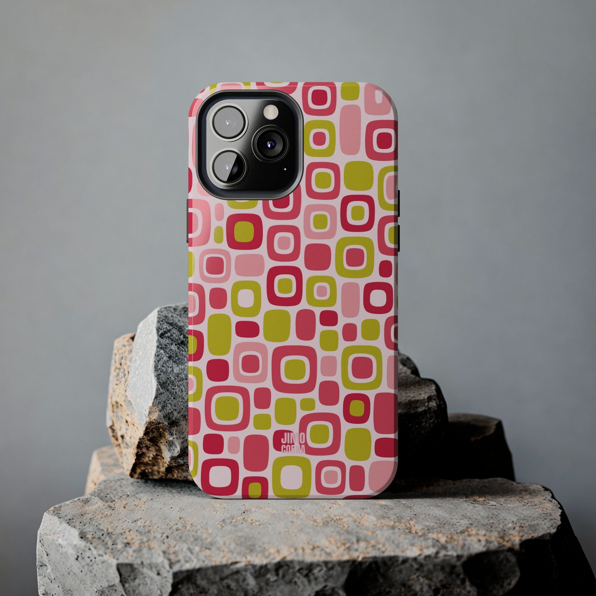 Bubble Pop Geometry iPhone Case