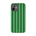 Olive Green Bold Stripes