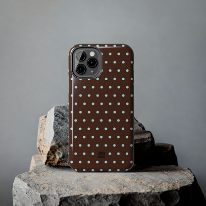 Polka Dot | Brown and Blue