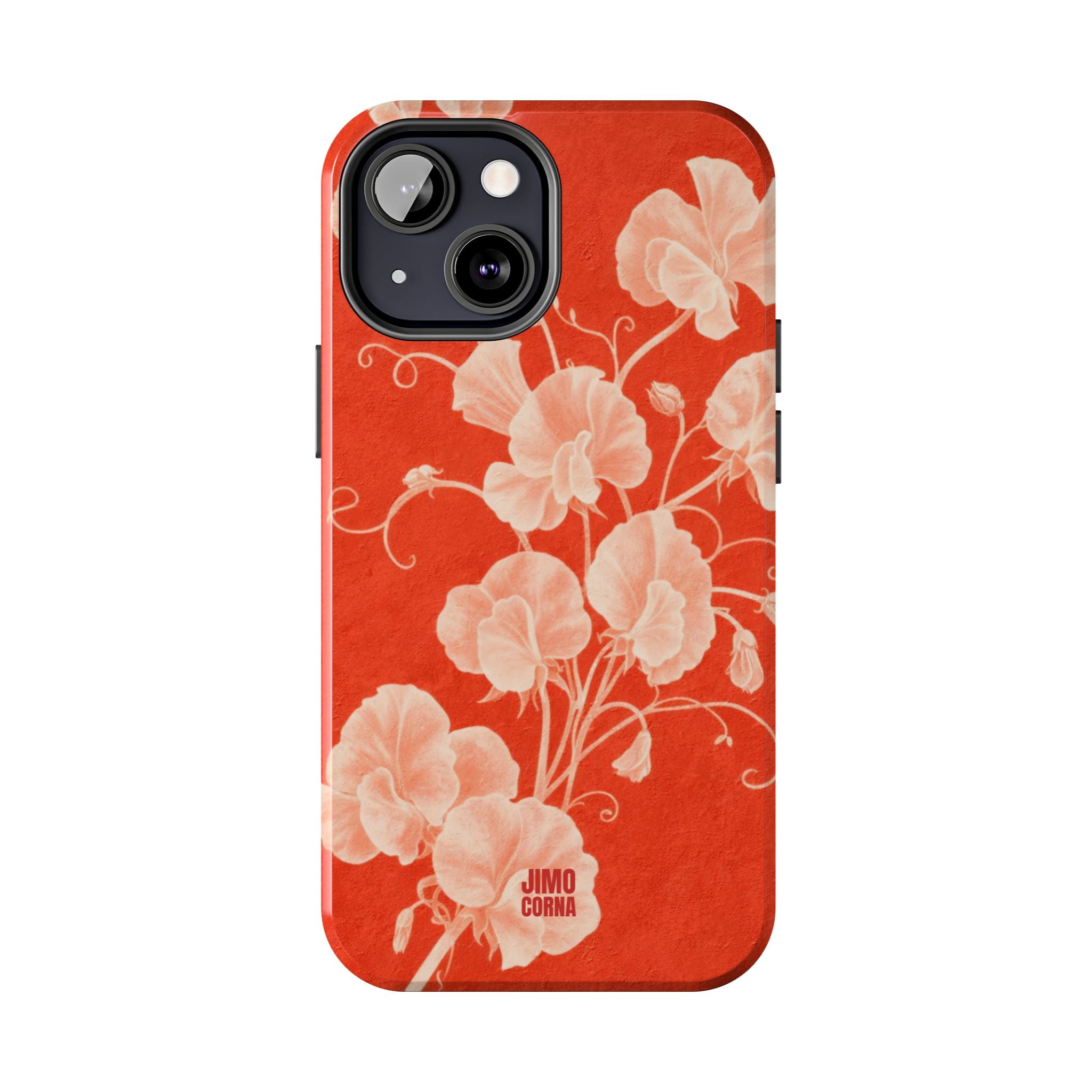 Red Flora iPhone Case