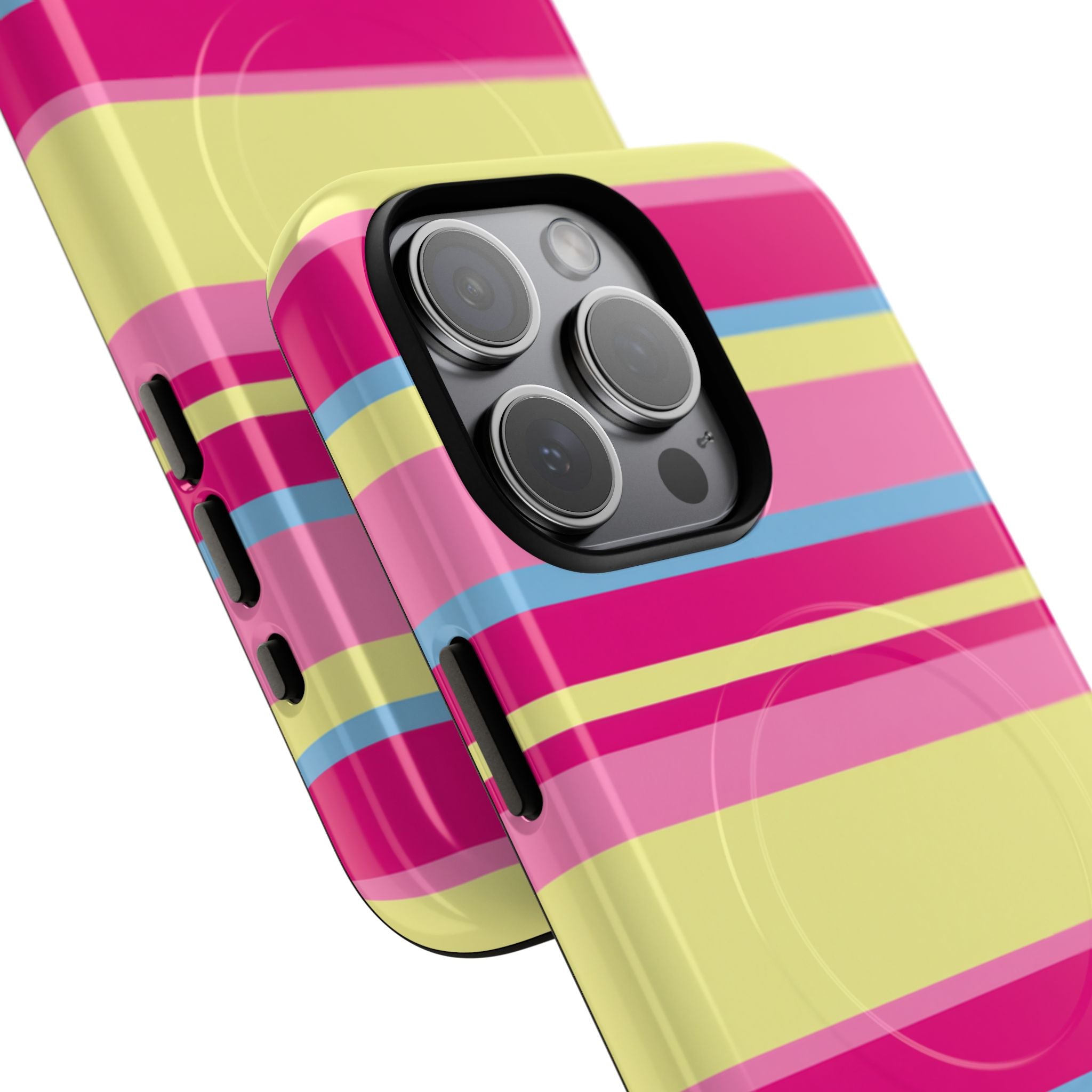 Lemonberry Stripe MagSafe iPhone Case