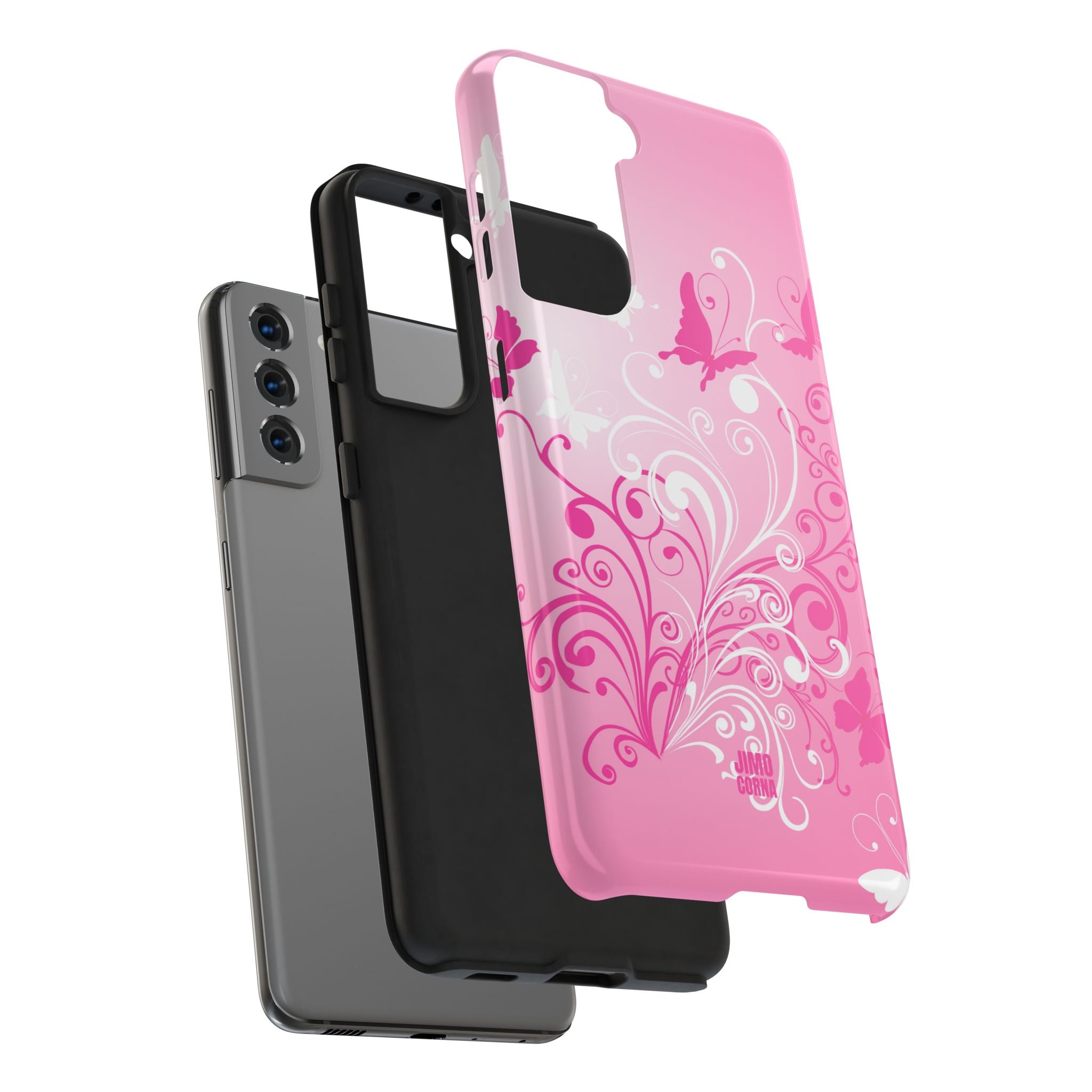 Pink Flutter Garden Samsung Galaxy Case
