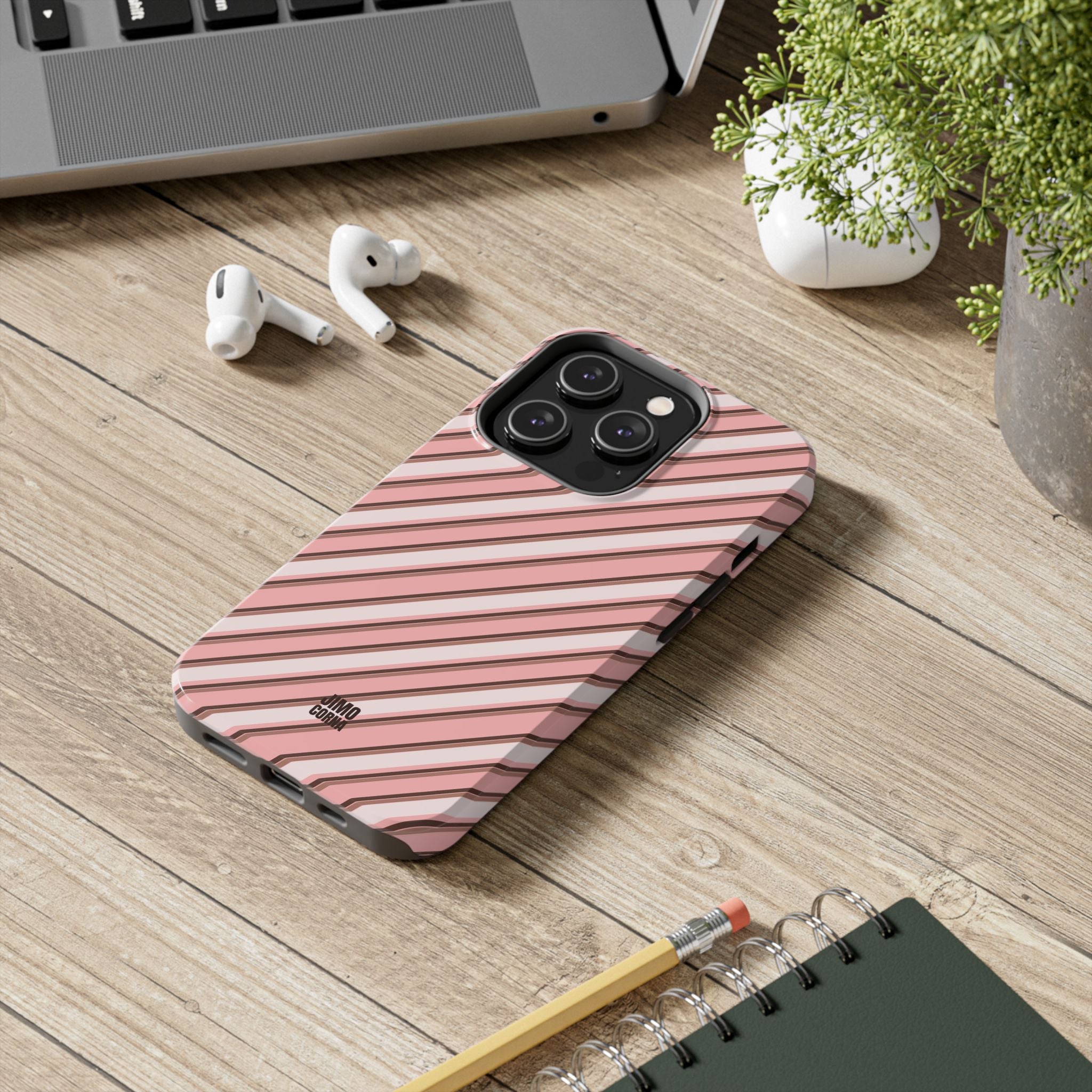 Angelina Stripes | Pink - iPhone Case