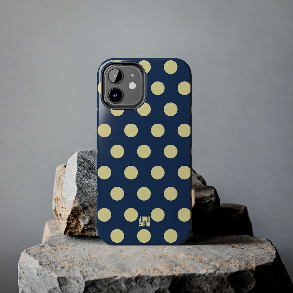 Big Polka Dot | Blue and Cream