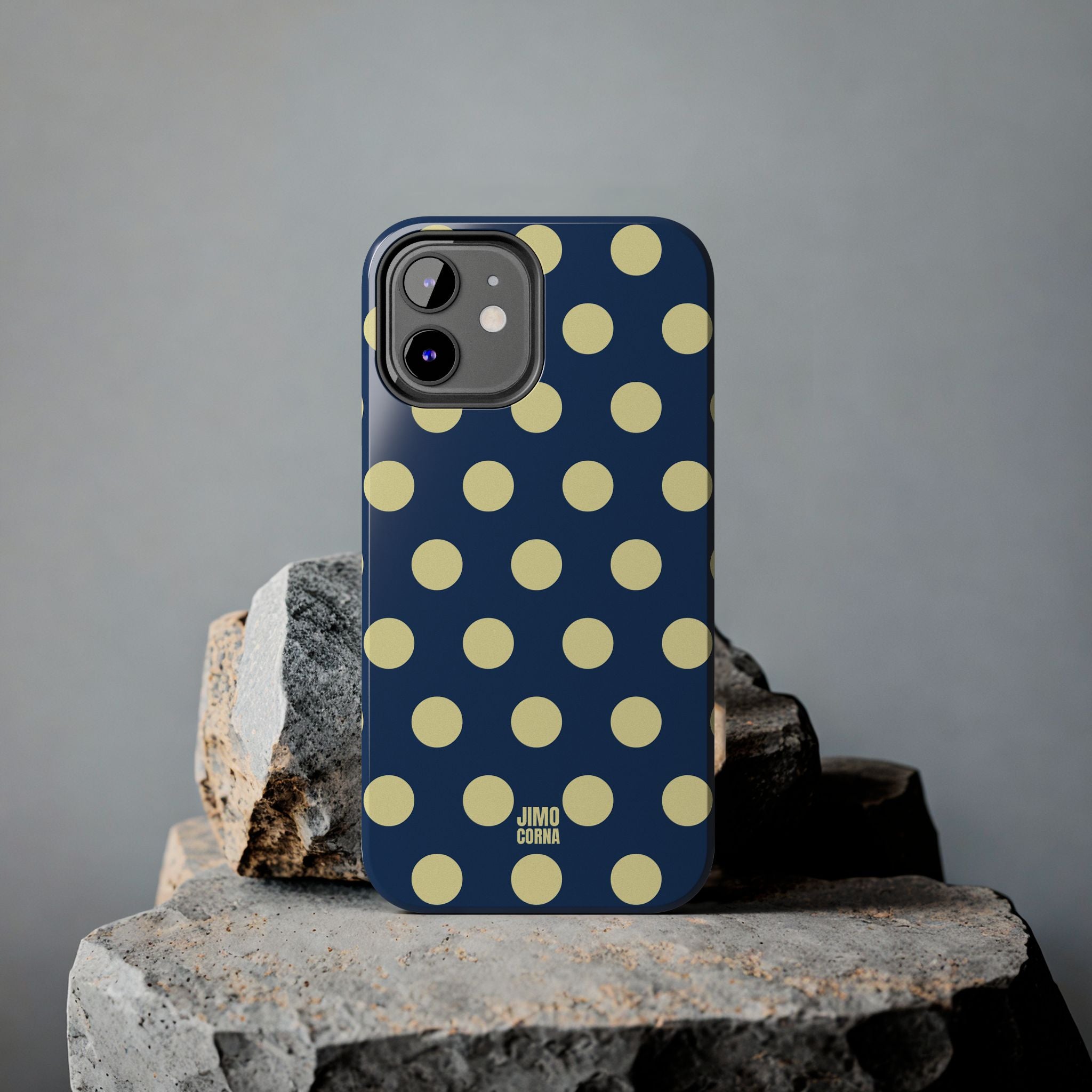 Big Polka Dot | Blue and Cream