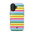 Rainbow Sorbet Stripe MagSafe iPhone Case