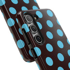 Big Polka Dot | Brown and Blue