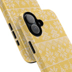 Holiday Knit | Yellow MagSafe iPhone Case