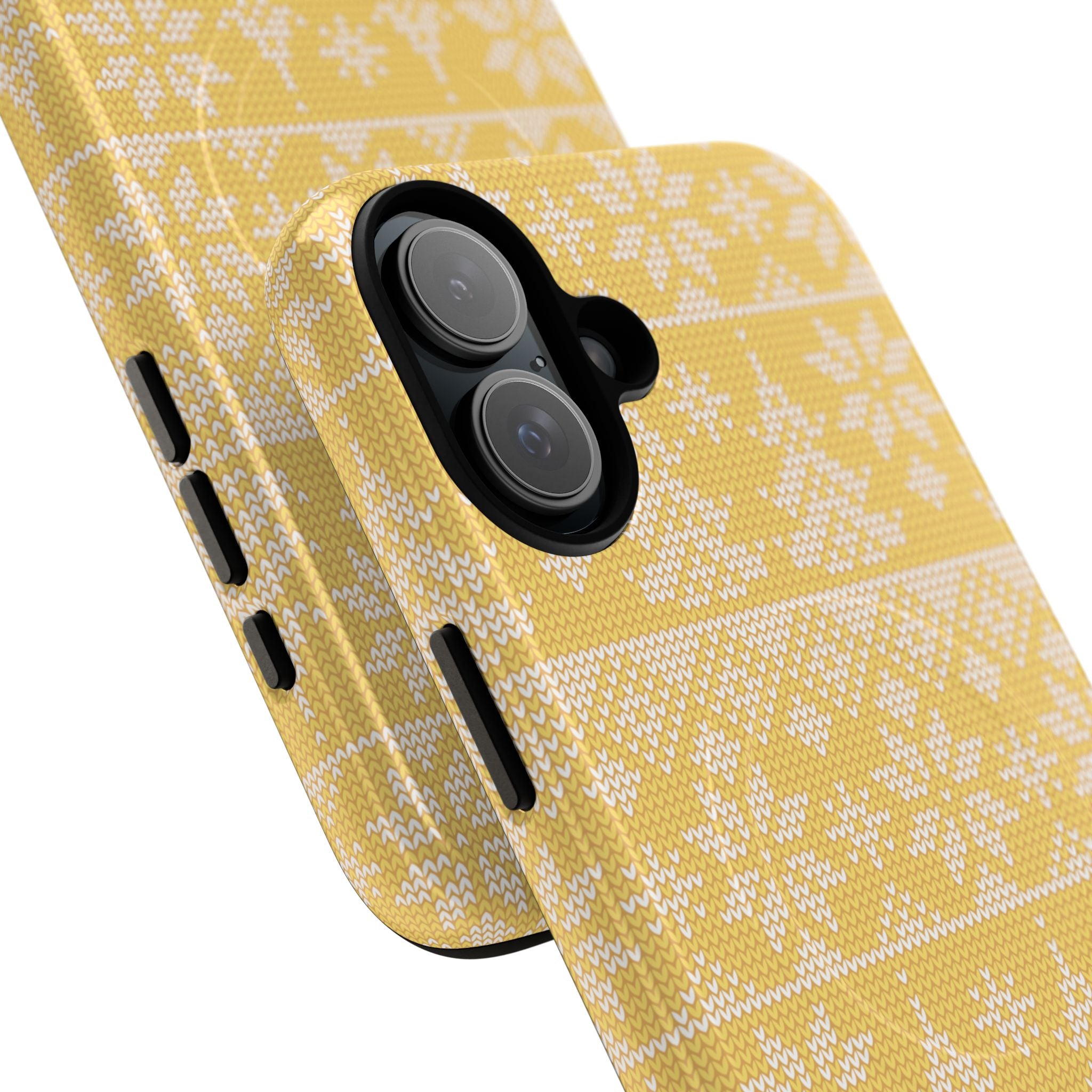 Holiday Knit | Yellow MagSafe iPhone Case