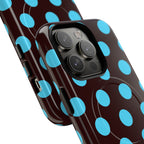 Big Polka Dot | Brown and Blue