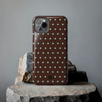 Polka Dot | Brown and Blue