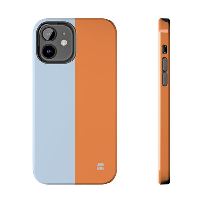 Orange and Blue Color Block