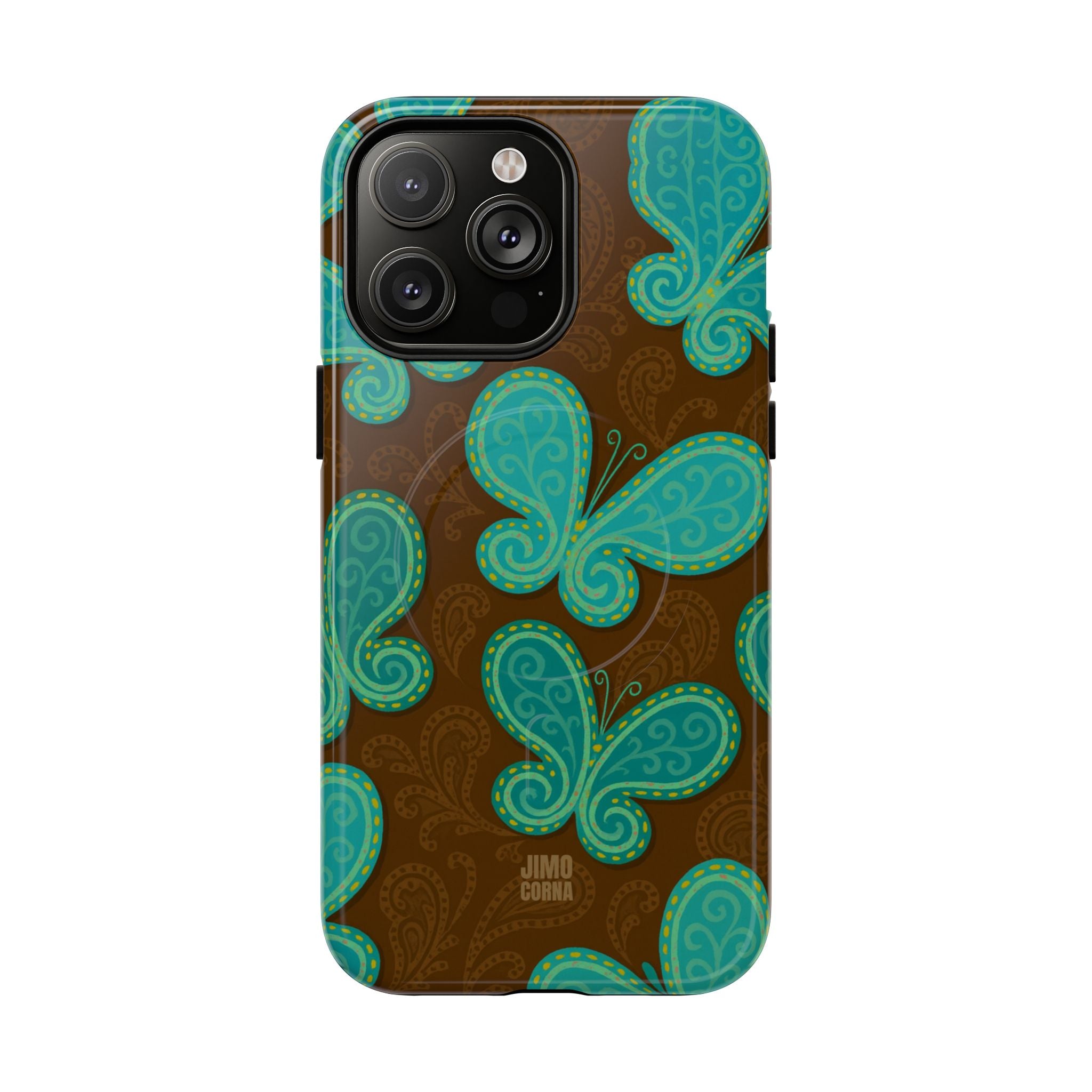 Cocoa Breeze Butterflies MagSafe iPhone Case