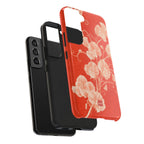 Red Flora Samsung Galaxy Case