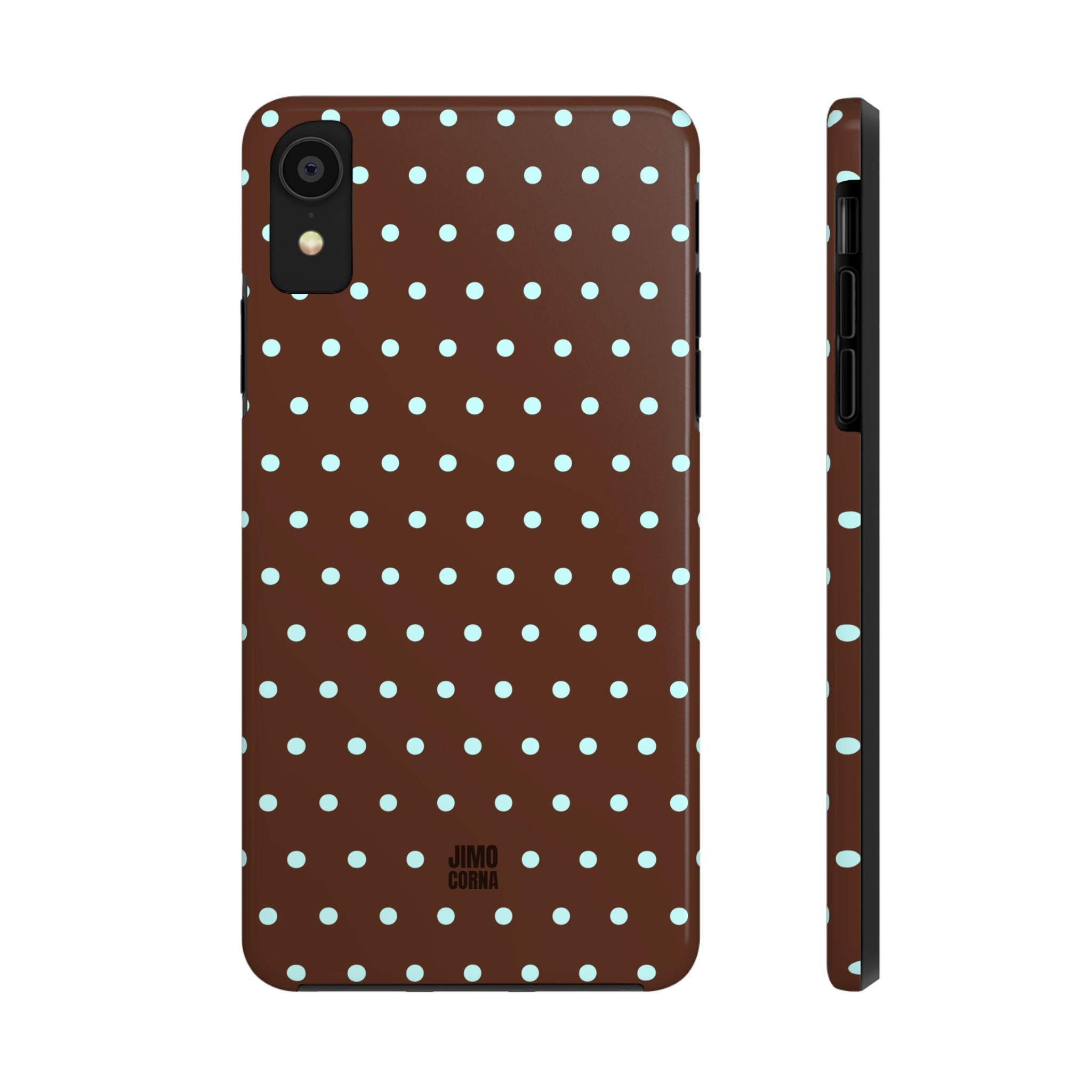 Polka Dot | Brown and Blue