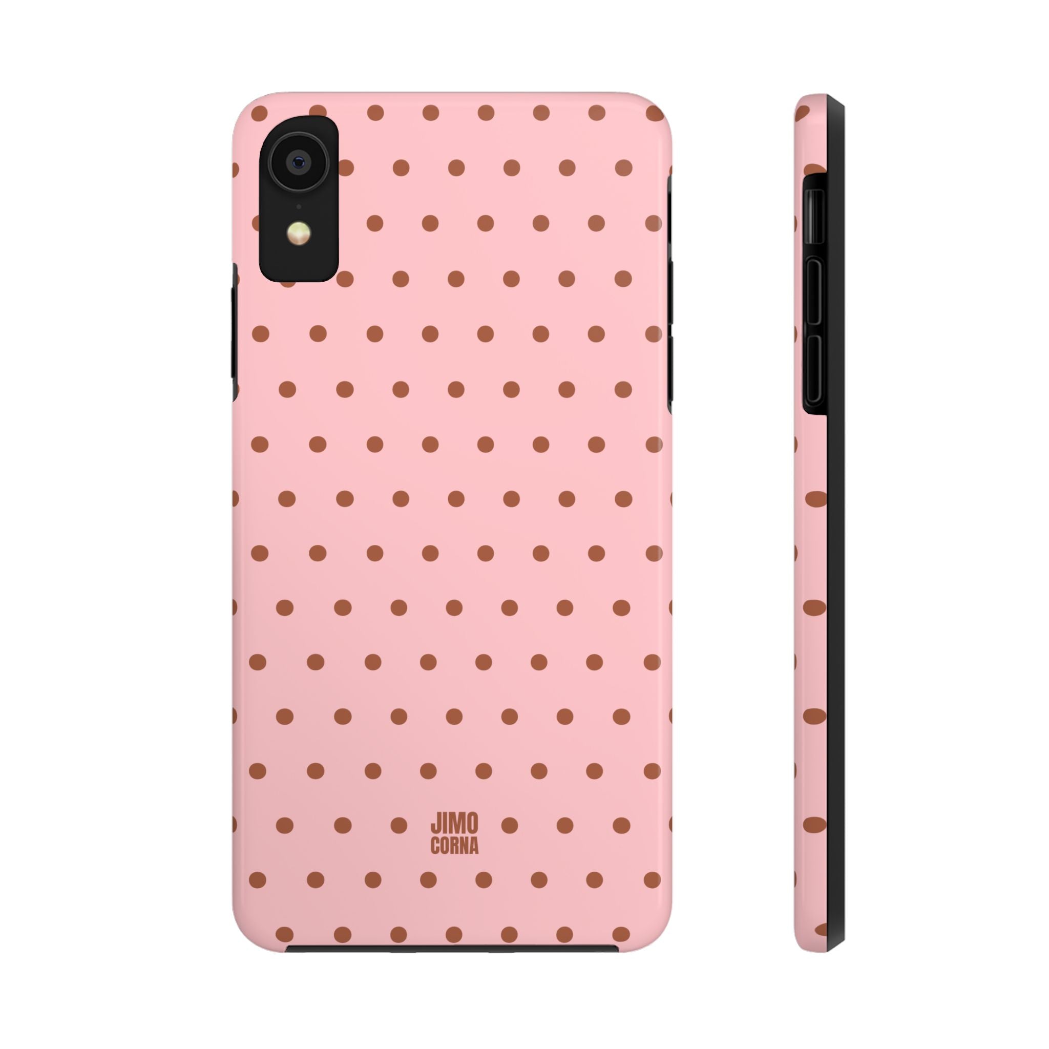 Polka Dot | Pink and Brown