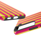 Pink and Yellow Bold Stripes