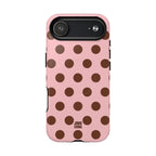 Big Polka Dot | Pink and Brown