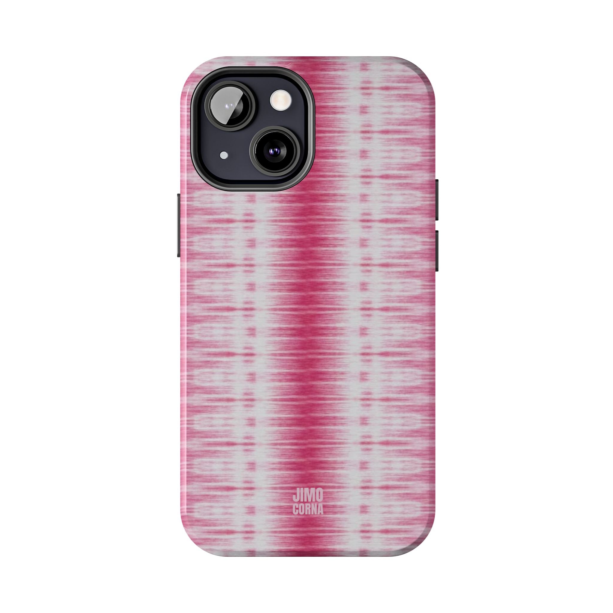 Pink Woven Texture iPhone Case