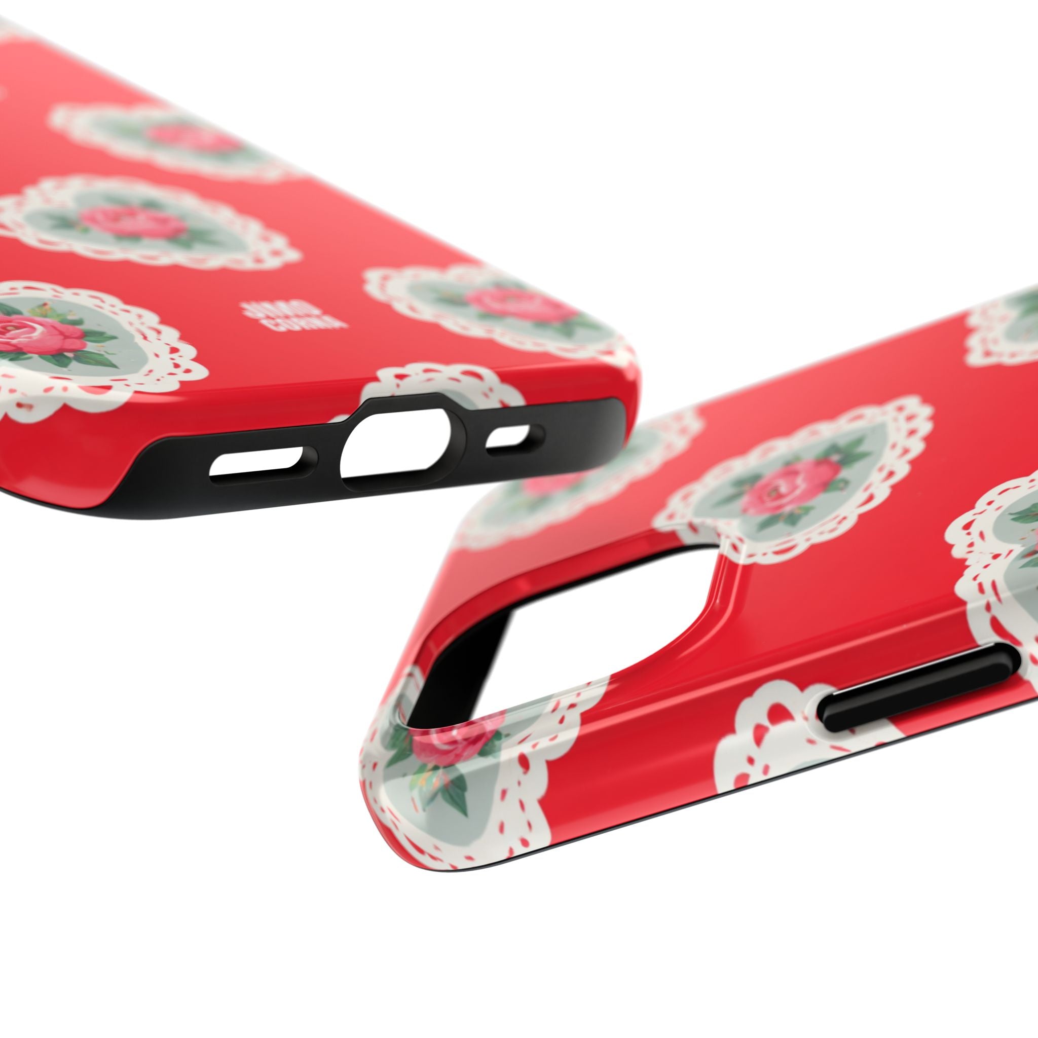 Rosy Lace iPhone Case