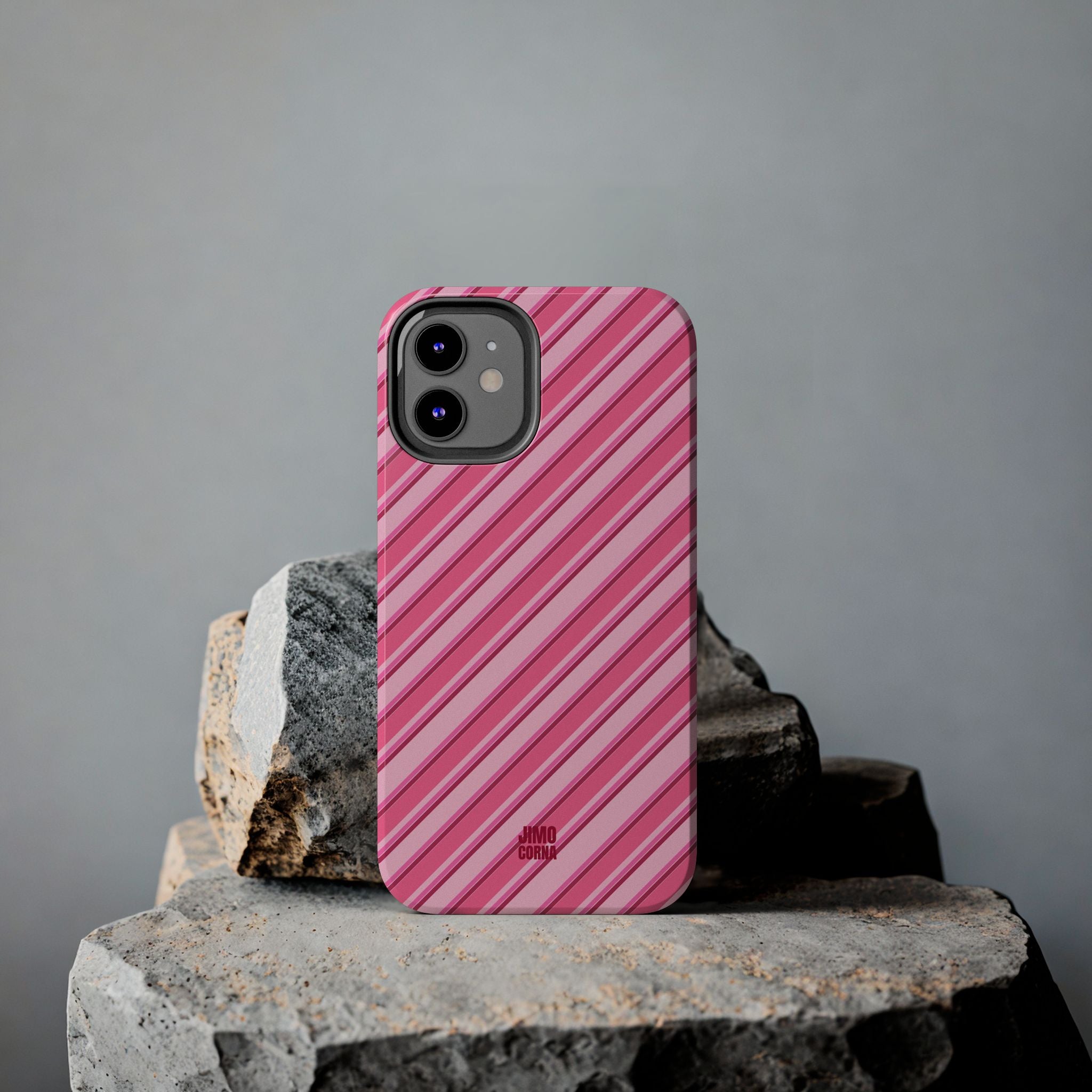 Angelina Stripes | Hot Pink - iPhone Case