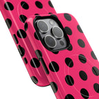 Big Polka Dot | Hot Pink and Black