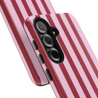 Bold Stripes Samsung Galaxy Case | Pink and Red