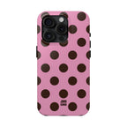 Big Polka Dot | Pink and Black