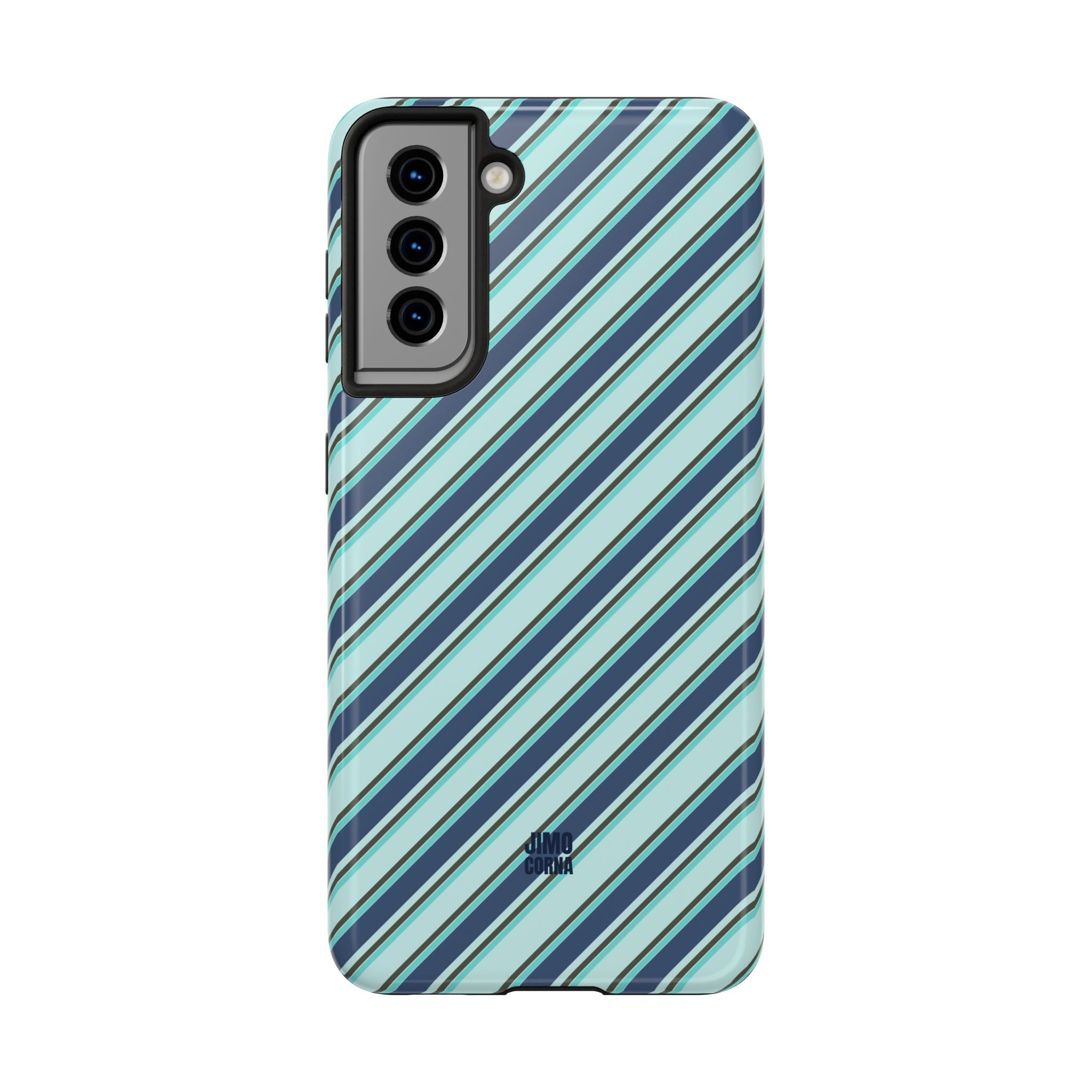 Angelina Stripes | Blue - Samsung Galaxy Case