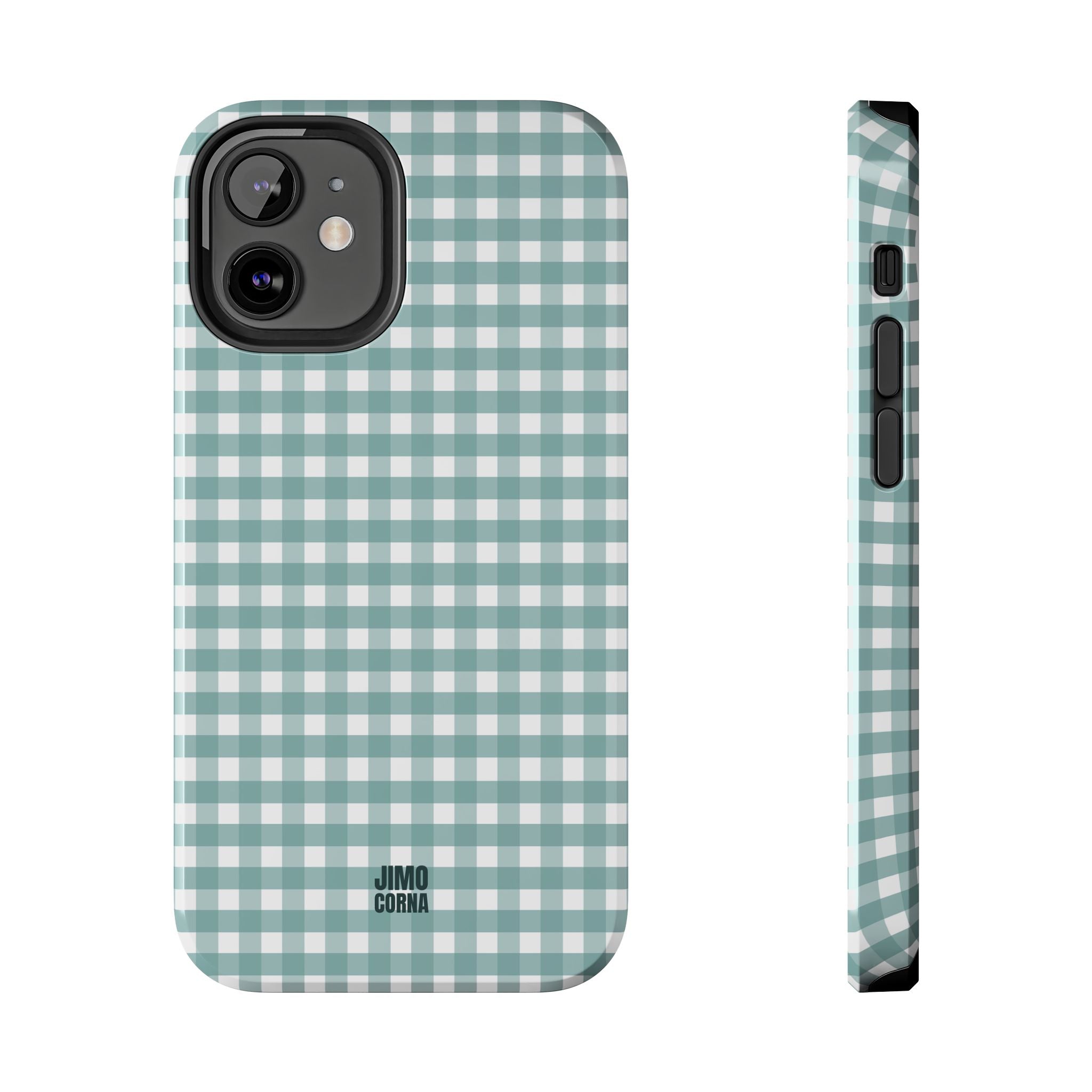 Farm Gingham iPhone Case | Blue