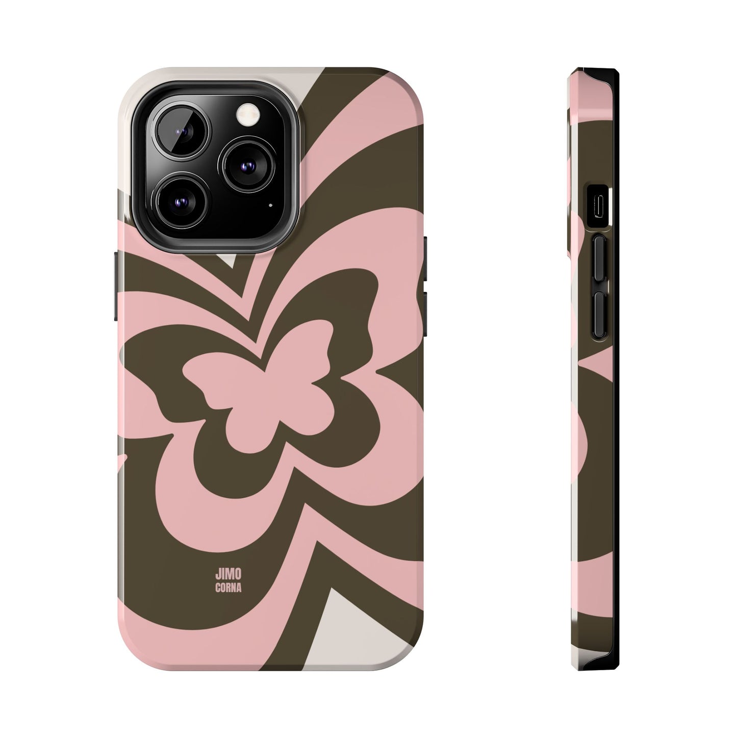 Pink Retro Butterfly