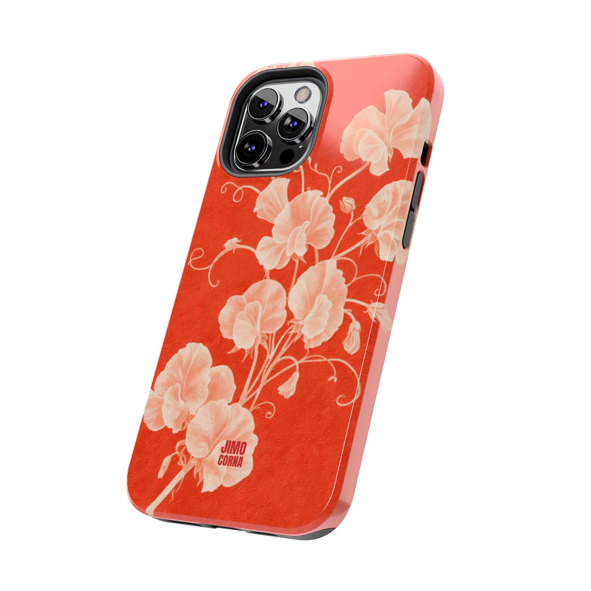 Red Flora iPhone Case