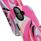 Pink Tropic Swirl MagSafe iPhone Case
