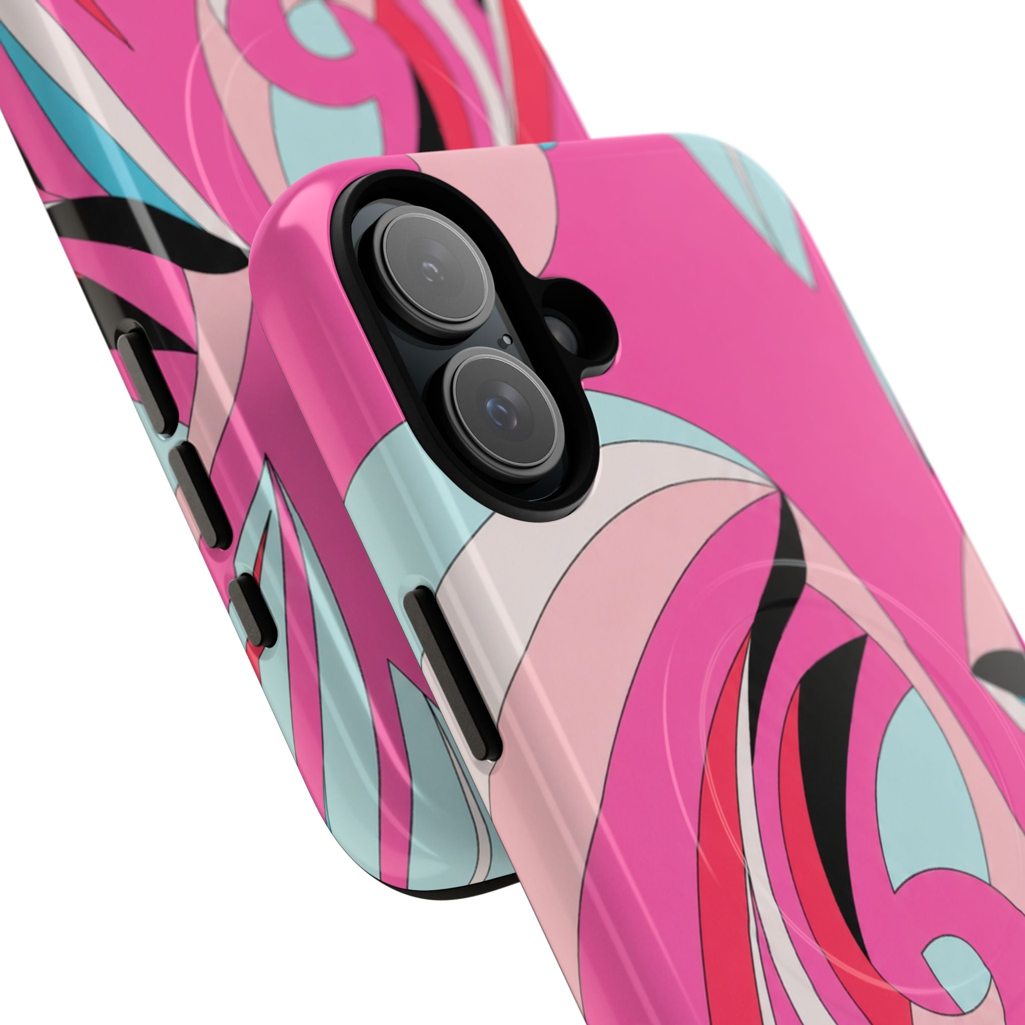 Pink Tropic Swirl MagSafe iPhone Case