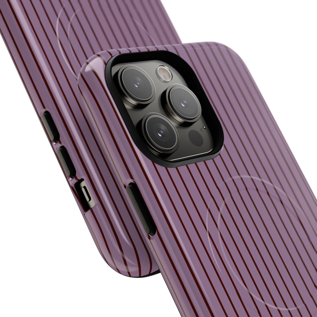 Plum Berry Soft Stripes