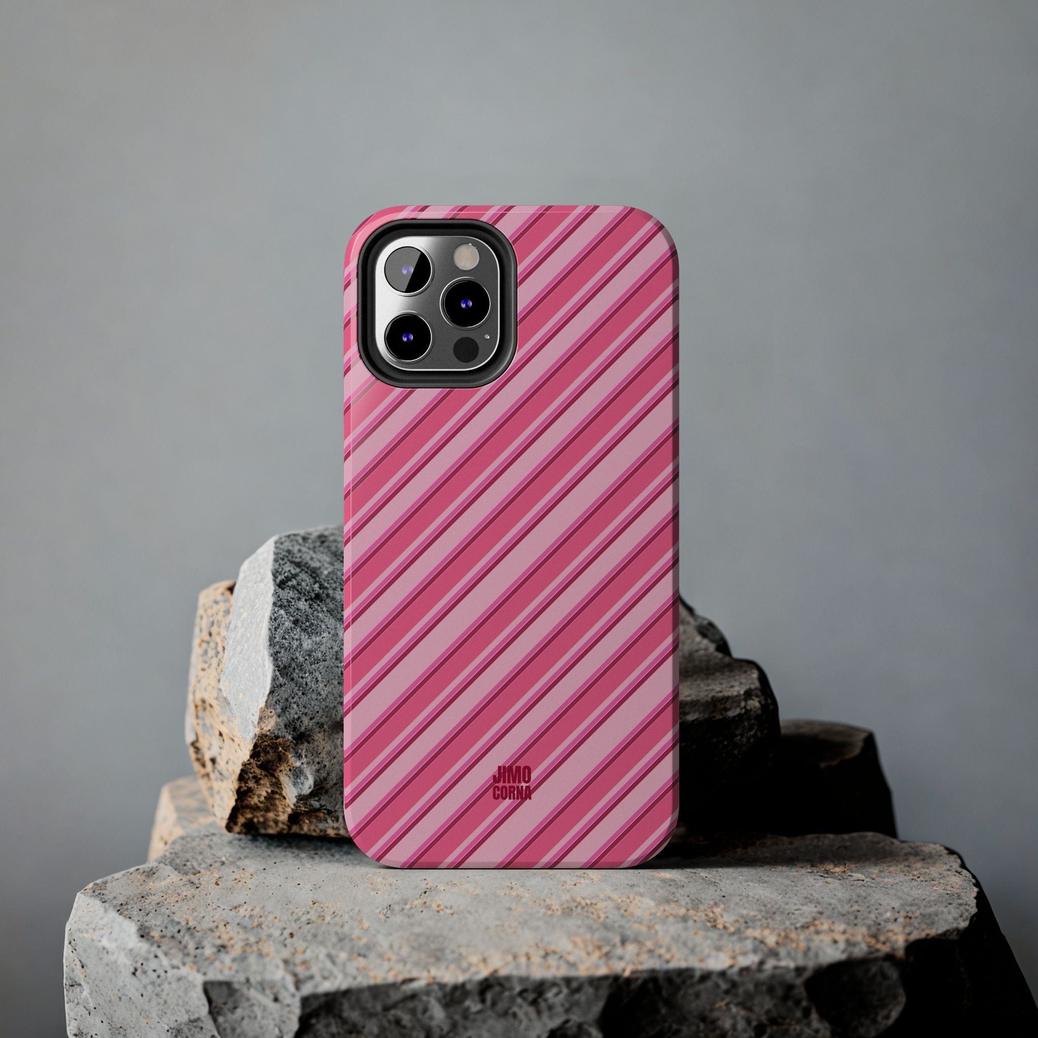 Angelina Stripes | Hot Pink - iPhone Case