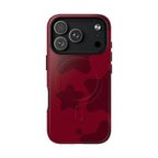 Cherry Red Bold Stars