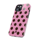 Big Polka Dot | Pink and Black