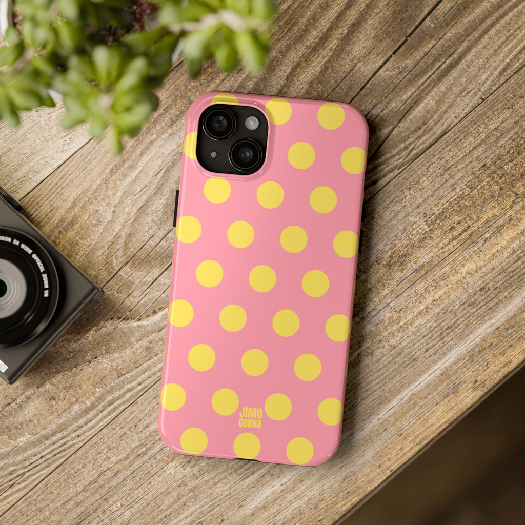 Big Polka Dot | Pink and Yellow