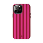 Strawberry Burst Bold Stripes