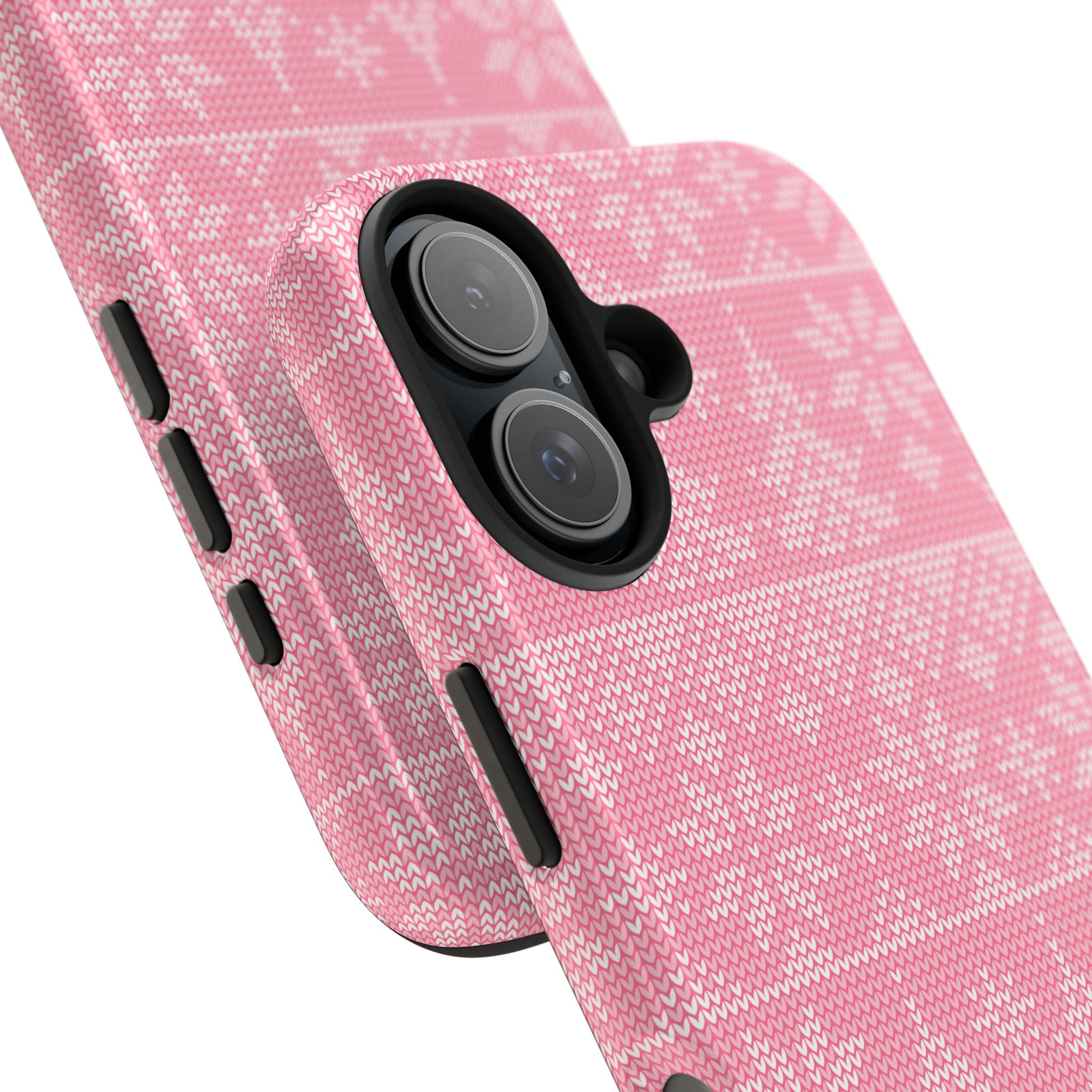 Holiday Knit | Pink iPhone Case