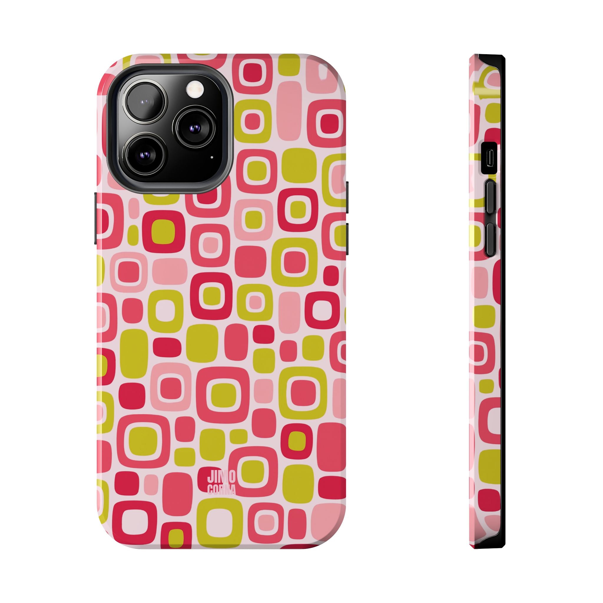 Bubble Pop Geometry iPhone Case